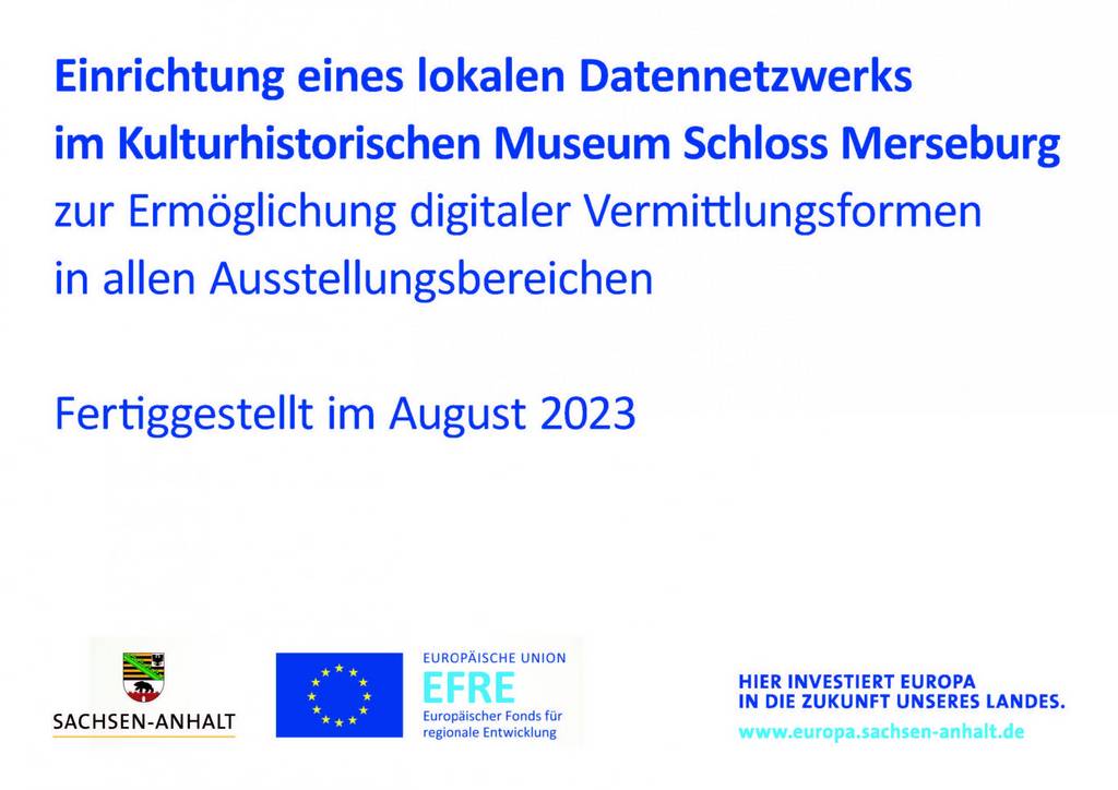 Einrichtung eines lokalen Datennetzwerks im Kulturhistorischen Museum Schloss Merseburg
